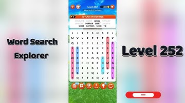 Word Search Explorer Level 252 Answer 🔍 | Step-by-Step Guide | Go Answer