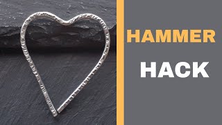Make Faceted Wire Jewellery Easy Hammer Hack Crafting Intricate Wire Texture With Hammer