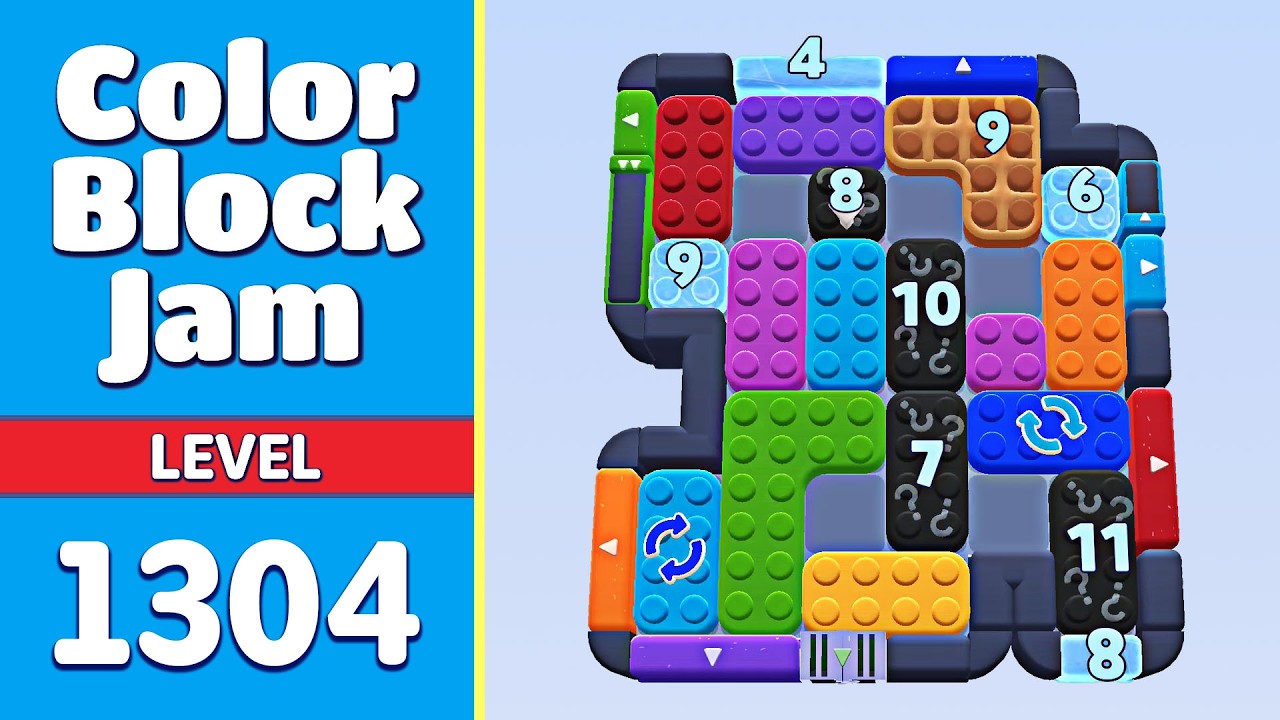 Color Block Jam Level 1301 Walkthrough (1302,1303, 1304 & 1305