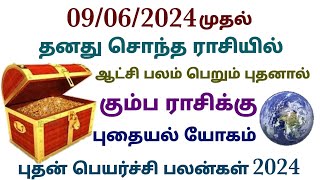 தனது சொந்த ராசியில் ஆட்சி பலம் பெறும் புதனால் கும்ப ராசிக்கு புதையல் யோகம் புதன் பெயர்ச்சி பலன்கள்