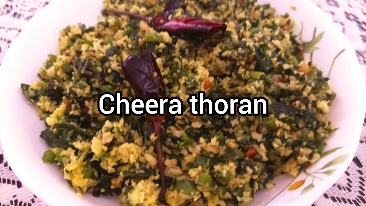 spinach thoran.. YouTube