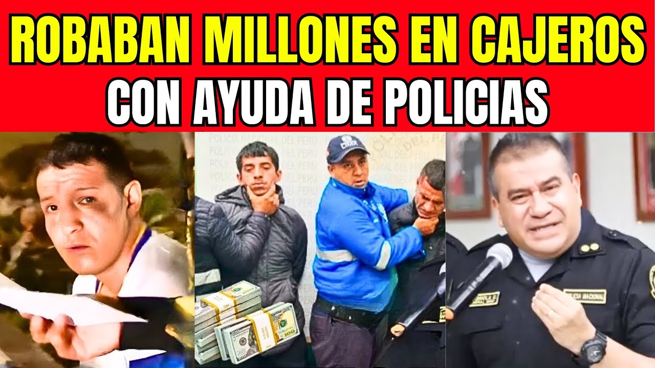 Robaban Millones en Cajeros Automáticos con Apoyo de Policías | Investigación Completa...