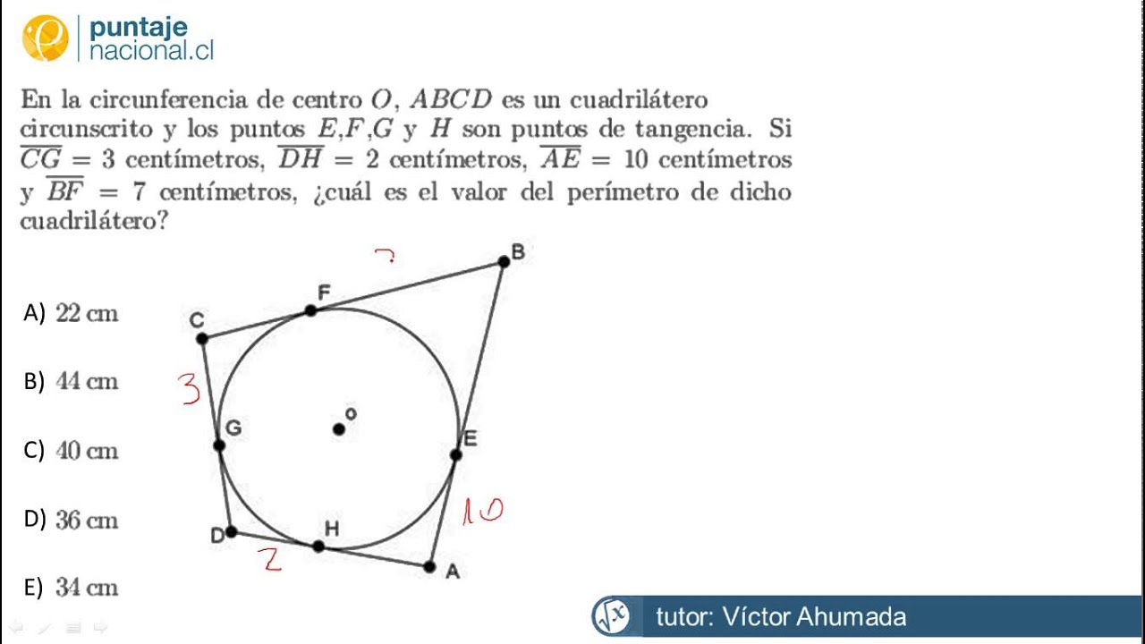 preamble Matemática Circunferencia Joaquín D Pregunta 10
