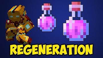 MINECRAFT How to Make a Potion of REGENERATION (EASY)