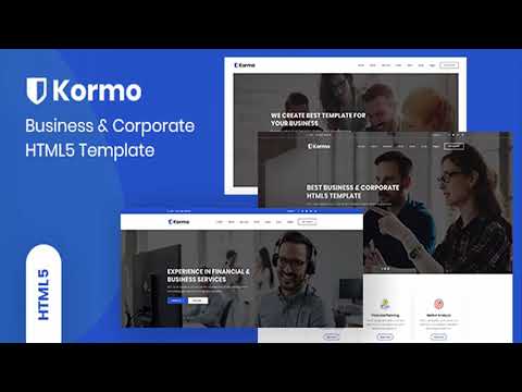 Kormo - Multipurpose Business & Corporate HTML5 Template | Themeforest Website Templates and Themes