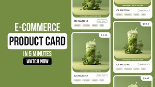 Create a Modern eCommerce Product Card with HTML & CSS