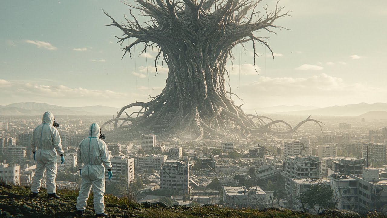 Arvore Colossal Cresce na Terra para Receber os Novos Habitantes que Tomarão o Lugar da Humanidade