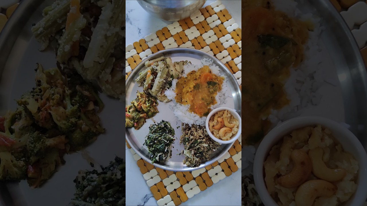 Today’s Special Veg Lunch Menu 😋🌿Full Veg Lunch Thali Ideas 🌸🍴