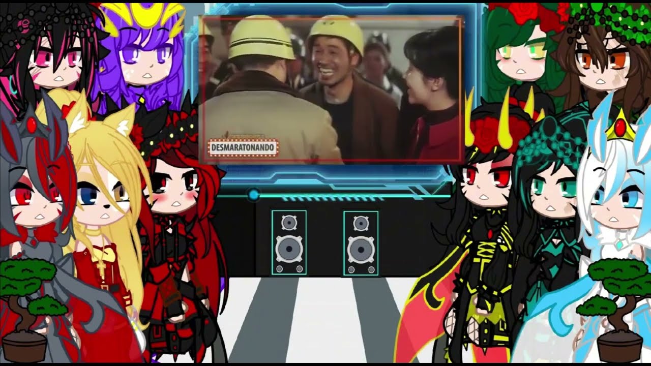 Kaijus fêmeas e machos reagindo a Gamera vs Gyaos+Fire vs ice-kong ep 7/Gacha Plus\