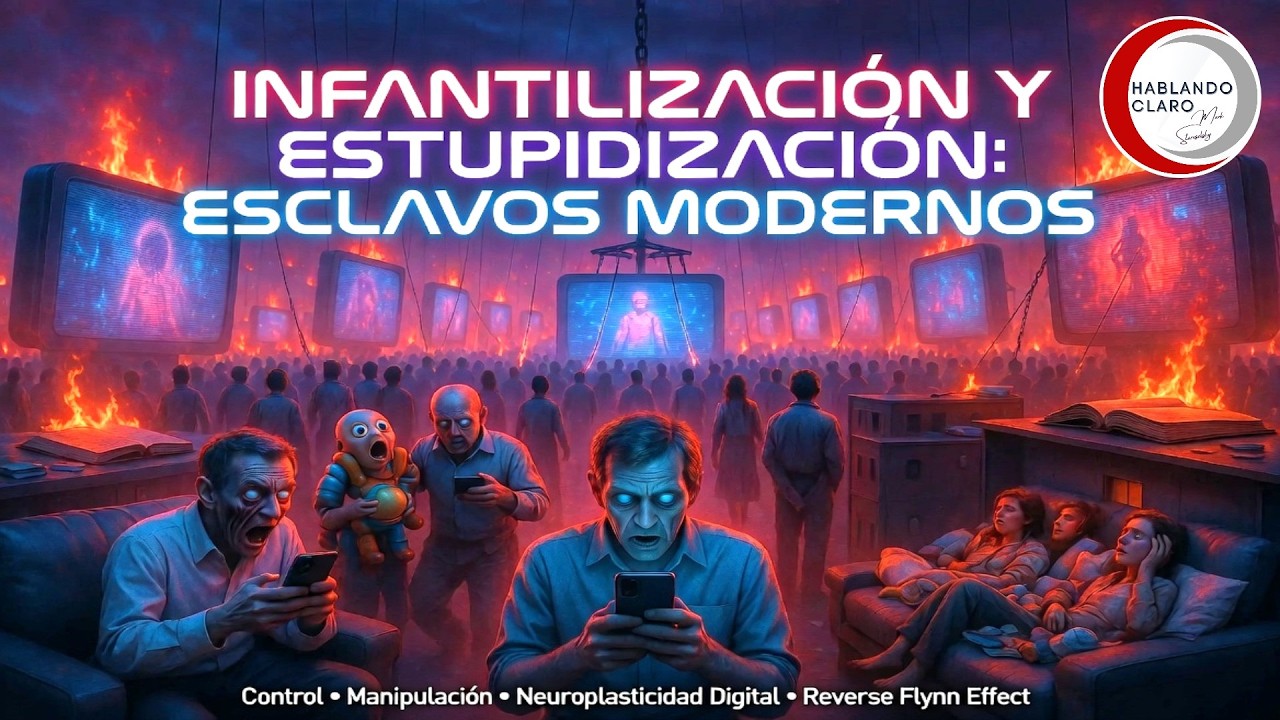 ESCLAVOS MODERNOS: La Infantilización y Estupidización Masiva que Nos Está Controlando