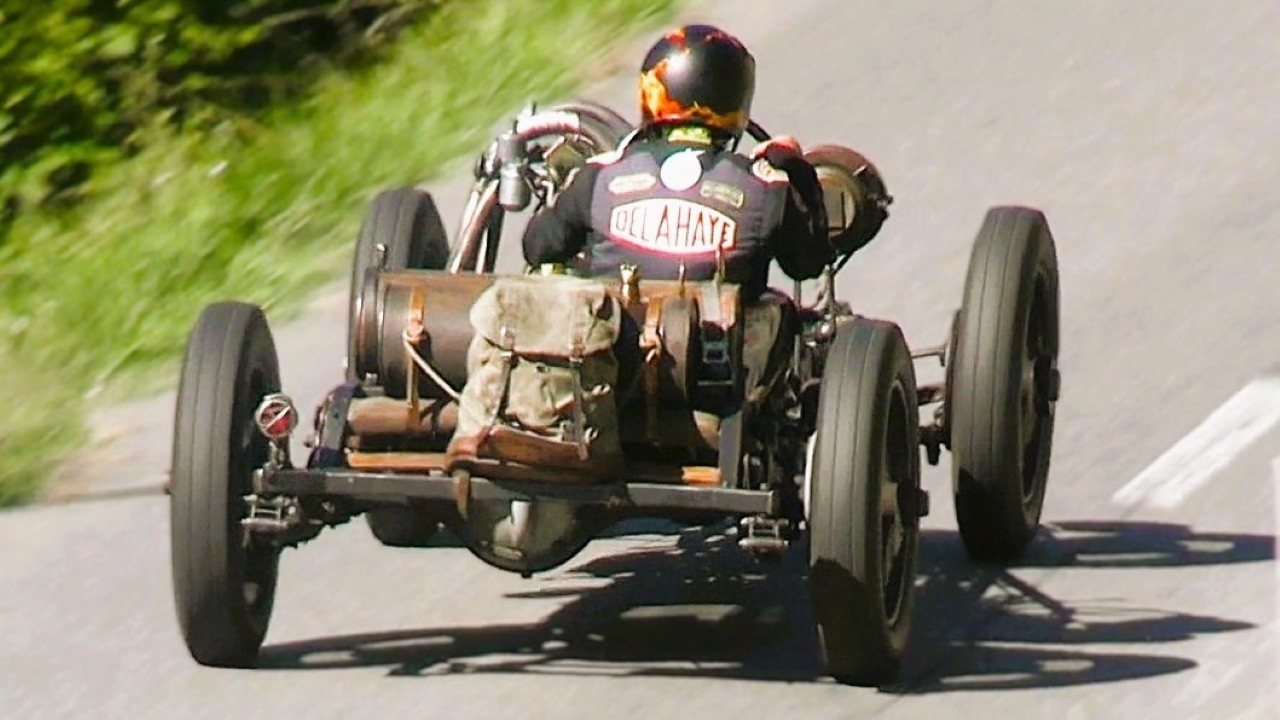 DOZENS of VINTAGE RACERS ATTACK OLLON-VILLARS HILLCLIMB!