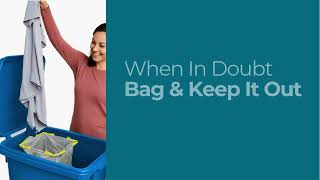 Prevents Recycling Contamination with Smart Waste Separation BagEZ