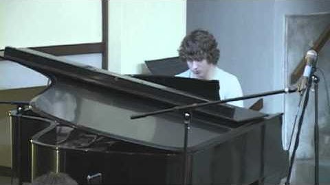 Nik Maniotis performs at the 2012 Unity Temple Spring Music Festival