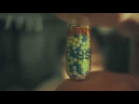 This transparent capsule holds the ultimate cure to the pathogen 💊
