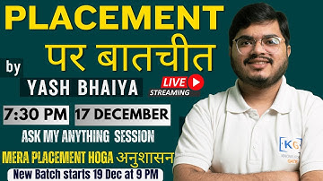 IT Placement Preparation Live | Roadmap for Freshers | TCS Infosys Wipro Cognizant | Ask Me Anything