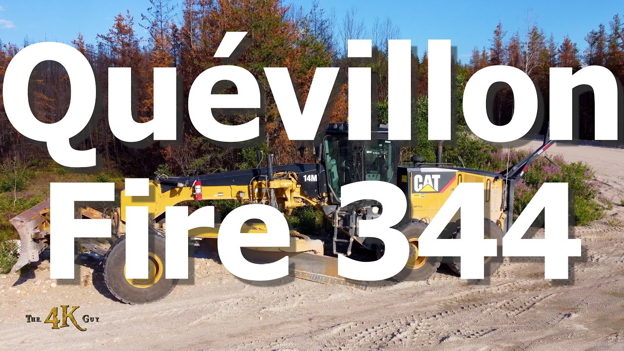Québec Archive clip 2 of "Quévillon Fire 344" biggest in province
