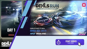 Honda NSX (2017)  Day 1  ERWICK | NFS No Limits  Devil’s Run: Wolf Country