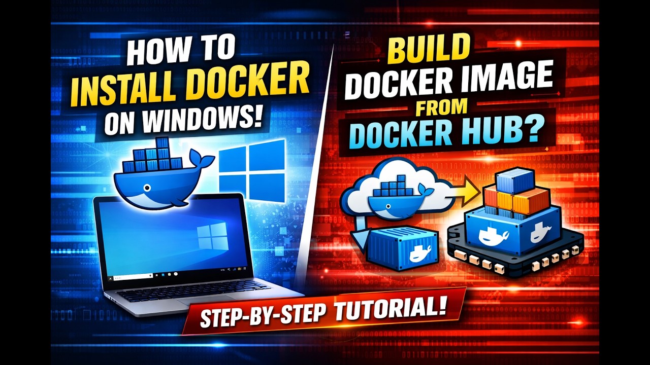 How to install docker on windows and How to build docker image from ...