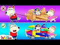 Wolfoo Wants to Be a Good Brother for Baby - Wolfoo Makes DIY Rainbow Airplane | Wolfoo Family