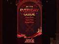 January 11th Everyday Guide!