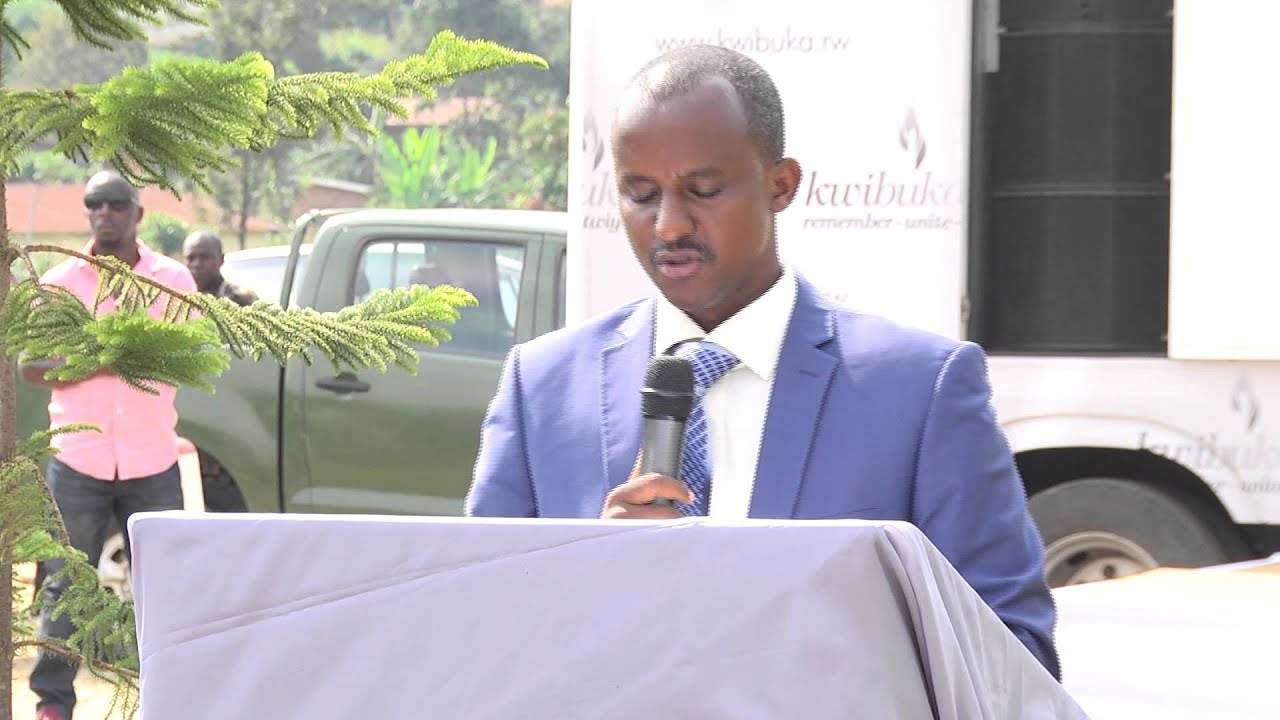 Speech by Mayor of Karongi Bernard Kayumba at the Urumuri Rutazima Kwibuka Flame Tour Event