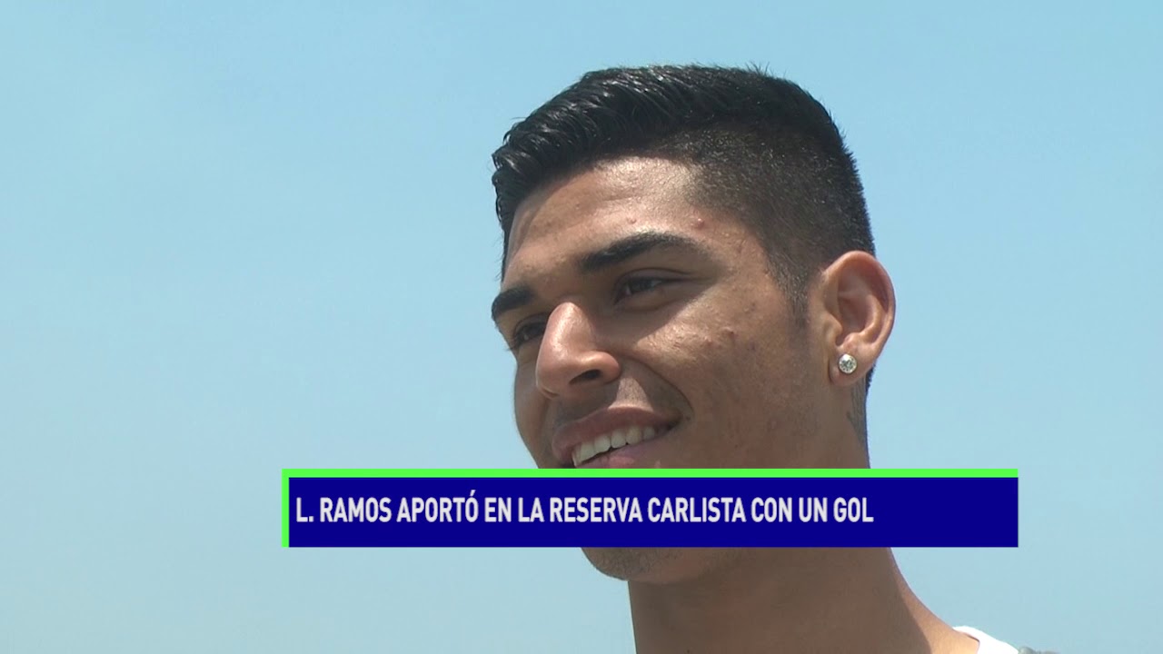 videos peruanos comicos Luis Ramos aportó en la reserva carlista con un gol