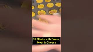 Make This EASY App — One Bite TACO Cups 🌮😋 #shorts