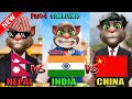 Nepali talking tomnepal vs india vs china comedy talking tom 2077talking np tom