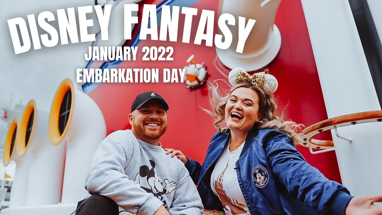 Boarding the Disney Fantasy Cruise Ship January 2022 | Embarkation and Testing