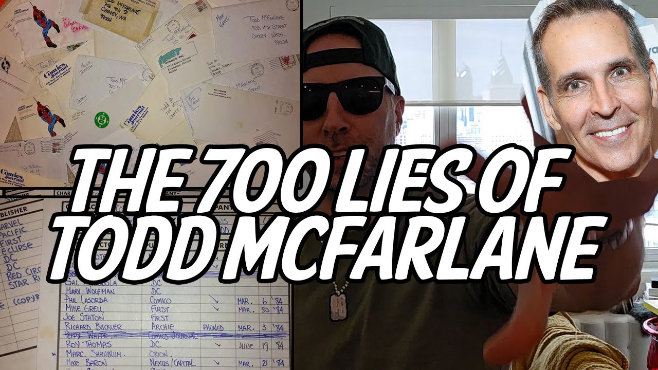 FUZZY MATH WITH TODD MCFARLANE - EXPOSING HIS BIGGEST LIE - the 300 Rejection Letter myth