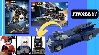 Lego Batman Animated Series Batmobile Vs. Harley Quinn & Mr. Freeze Images! / Batman Mech & Bat Pod