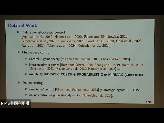 Anas Barakat: Multi-Agent Online Control with Adversarial Disturbances