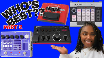 the BEST vocal processor (part 2) | Roland E4, Zoom V3, Boss VE-2, Voice Box by Electro Harmonix