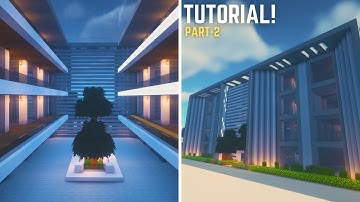 A Stylish Modern Office Building in Minecraft | Minecraft Tutorial | Part 2 | MMT