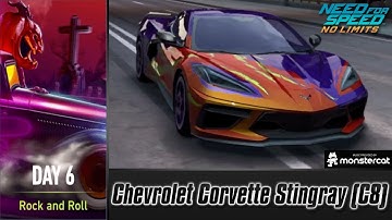Need For Speed No Limits: Chevrolet Corvette Stingray (C8) | Utter Madness (Day 6 - Rock and Roll)