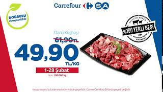 Dana Kuşbaşı 61,90 YL Yerine 49,90 TL/KG