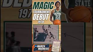 🎟️ Magic Johnson NCAA Tournament Debut Ticket Stub 1978 March Madness 3-11-78