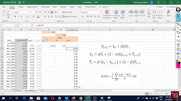 Forecasting (13): Holt