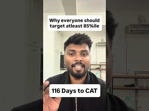 What should be your ideal target? 116 Days to CAT