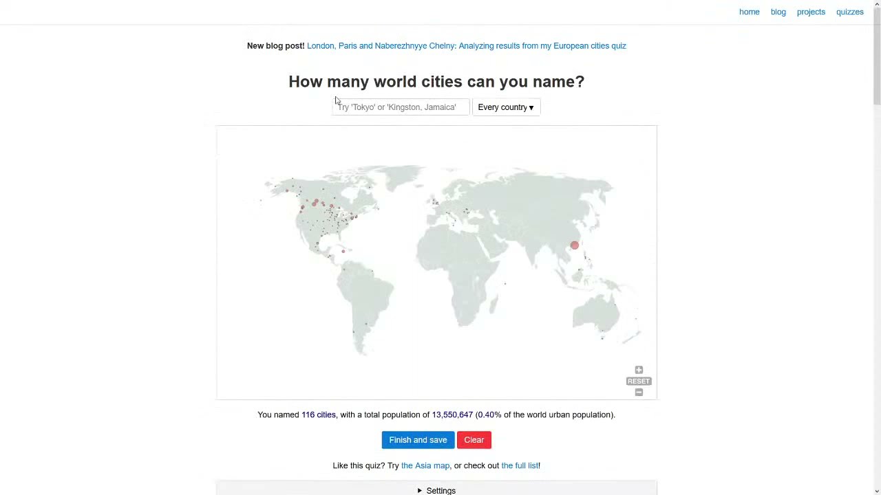 Sporcle Top 200 Us Cities