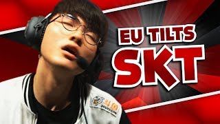 WHEN EU MADE SKT FEAR | WORLDS FUN/FAIL MOMENTS - League Of Legends