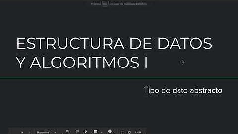 Tipo de Dato Abstracto (TDA)