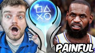 The NBA 2k23 Platinum Trophy is Incredibly PAINFUL (Reaction)