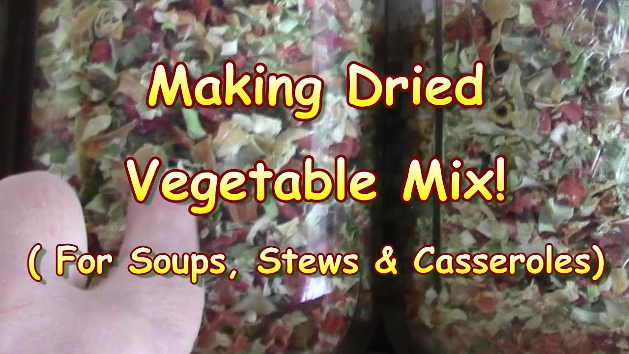 Dehydrating Mixed Vegetables!