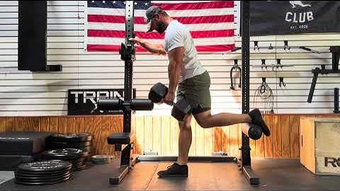 Contralateral DB RFE Split Squat