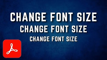 Hoe verander ik de lettergrootte van een PDF-bestand in Adobe Acrobat?