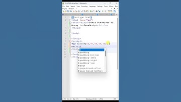 push  length & unshift methods of Array in JavaScript | Tech Tutorial | Praveen Kumar