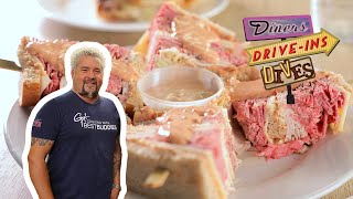 Guy Fieri Eats at a Meat Market Run By a High Schooler | Diners, Drive-Ins and Dives | Food Network