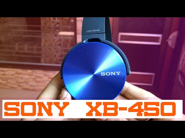 Sony MDR XB 450 Extra Bass Headphone Review - YouTube