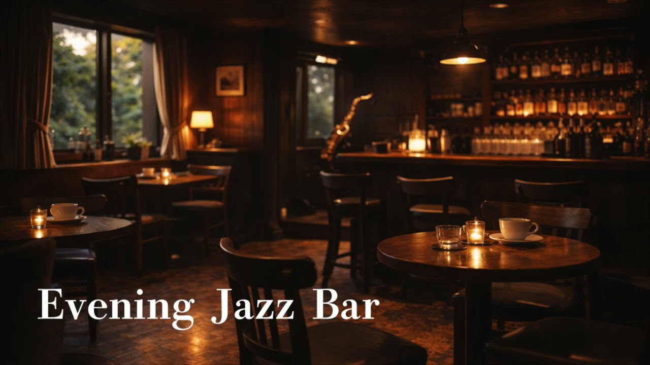Evening Jazz Bar 🌙 Smooth Sax Jazz to Start the Week Calmly